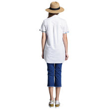 blusa-feminina-long-women-blouse-plus-size-geometric-pattern-women-shirt-buttons-short-sleeve-asymmetrical-hem-casual-top BBL