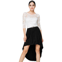 dress-3-4-sleeve-lace-women-mid-calf-dress-asymmetric-hem-hollow-out-vintage-party-dresses-vestidos BBL