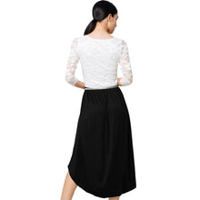 dress-3-4-sleeve-lace-women-mid-calf-dress-asymmetric-hem-hollow-out-vintage-party-dresses-vestidos BBL