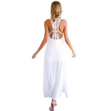 long-dresses-back-hollow-elegant-beach-casual-solid-white-women-chiffon-lace-dress-l4 BBL