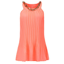 Pleated Chiffon Blouse Women Tops With Metal Chain Casual Sleeveless Tank Top Plus Size Shirts Women Blusa