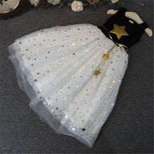 style-children-kids-baby-girls-one-piece-dresses-stars-sequins-tulle-bow-dress-tutu-dress BBL