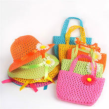 style-sun-hat-girls-kids-straw-cap-beach-hats-bag-flower-tote-handbag-bags-suit BBL
