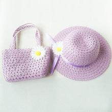style-sun-hat-girls-kids-straw-cap-beach-hats-bag-flower-tote-handbag-bags-suit BBL