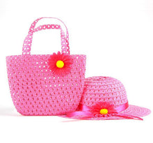 style-sun-hat-girls-kids-straw-cap-beach-hats-bag-flower-tote-handbag-bags-suit BBL
