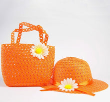 style-sun-hat-girls-kids-straw-cap-beach-hats-bag-flower-tote-handbag-bags-suit BBL