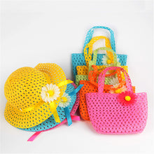 style-sun-hat-girls-kids-straw-cap-beach-hats-bag-flower-tote-handbag-bags-suit BBL