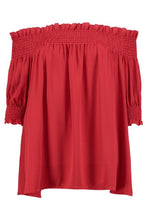 Top Off Shoulder Top Femme Loose Women Blouses Slash Neck Top Shirt Latern Sleeve Plus Size Women Tops