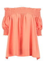 Top Off Shoulder Top Femme Loose Women Blouses Slash Neck Top Shirt Latern Sleeve Plus Size Women Tops