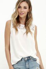 Women Blusas Sexy Lace Patchwork Chiffon Shirts Casual Sleeveless Blouse Trending Ladies Tops Pink White M0307