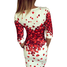 women-dress-red-heart-print-party-casual-dresses-half-sleeve-o-neck-mini-dress-vestidos-plus-size BBL