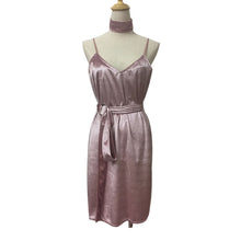 Women Dress Sexy Deep V Strap Dress Pink Backless Party Dress With Sashes Solid Color Casual Dresses Robe Femme