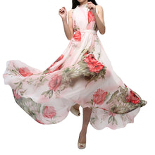women-sexy-boho-long-maxi-dresses-casual-floral-beach-chiffon-dresses-s-m-l-new BBL