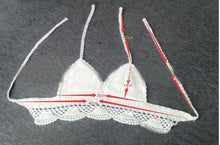 Women Sexy Halter Crochet Crop Tops Strappy Bra Bustier Crop Top Black White Handmade Crochet Top For Women