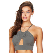 Women Sexy Halter Top Drawstring Push Up Bustier Crop Top Cropped Tank Top Sleeveless Women Short Crop Tops