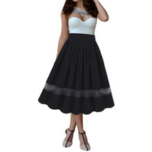 Sexy Women Girl Stretch High Waist Plain Flared Pleated Long Maxi Skirt Beauty Beast romance Pure Skirts