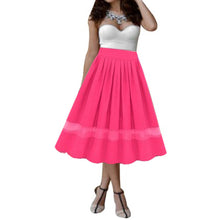Sexy Women Girl Stretch High Waist Plain Flared Pleated Long Maxi Skirt Beauty Beast romance Pure Skirts