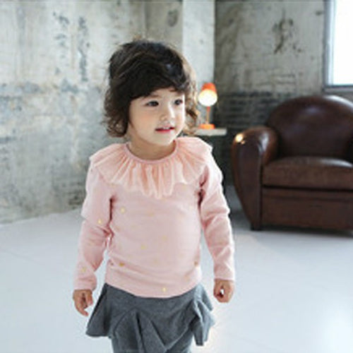 sweet-kids-baby-girls-clothes-white-pink-long-sleeve-ruffled-lace-cotton-blouse-solid-t-shirt-clothing-py BBL