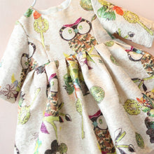 toddler-2-6years-infant-baby-girls-dress-half-sleeve-owl-pattern-high-waist-dresses BBL