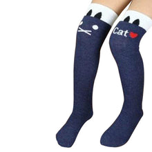 toddlers-kids-girls-knee-high-socks-school-cotton-tights-striped-stockings-for-girls-1-8years BBL