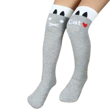 toddlers-kids-girls-knee-high-socks-school-cotton-tights-striped-stockings-for-girls-1-8years BBL