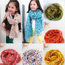 toddlers-kids-girls-scarf-fashion-voile-dots-scarves-shawls-wrap-candy-neckerchief BBL