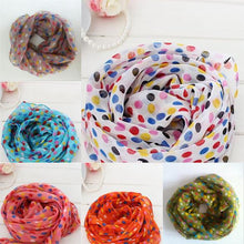 toddlers-kids-girls-scarf-fashion-voile-dots-scarves-shawls-wrap-candy-neckerchief BBL