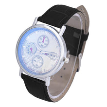 Retro Men's Leather Band Sport Analog Quartz Watch Simple Business Military Wristwatches Classics Dress Watches OC8