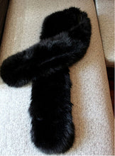 Trendy Hariy Shaggy Faux Fox Fur Warm Long Scarf Collar Women Faux Fur Collar Shawl Cap Scarves 16 Colors