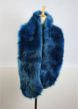 Trendy Hariy Shaggy Faux Fox Fur Warm Long Scarf Collar Women Faux Fur Collar Shawl Cap Scarves 16 Colors