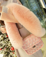 Trendy Hariy Shaggy Faux Fox Fur Warm Long Scarf Collar Women Faux Fur Collar Shawl Cap Scarves 16 Colors