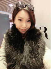 Trendy Hariy Shaggy Faux Fox Fur Warm Long Scarf Collar Women Faux Fur Collar Shawl Cap Scarves 16 Colors