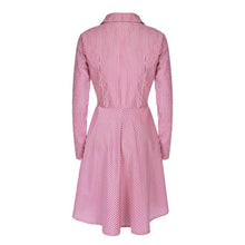 trendy-women-lapel-button-down-casual-mini-dress-t-shirt-top-s-m-l-xl-ly3 BBL