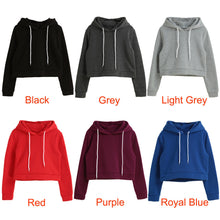 truien-dames-ladies-cropped-hoodies-short-sweatshirts-women-solid-long-sleeve-self-tie-pullover-hooded-tops-plus-size-tracksuit BBL