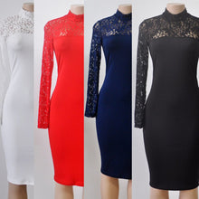 turtleneck-long-sleeve-lace-party-dress-midi-sexy-club-bandage-bodycon-dress-women-elastic-work-pencil-dresses BBL