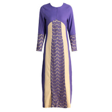 ukraine-fashion-women-muslim-maxi-dress-contrastcolor-patchwork-long-sleeve-abaya-kaftan-islamic-indonesia-robe-long-dress BBL