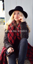 VALENTINE'S DAY GIFT Checked Plaid Wendeschal Blogger Karo Favor Tartan Scarf Wrap Shawl Plaid Cozy Checked Blanket Over Size
