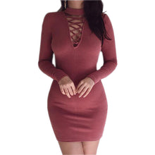 Vestidos Women Dresses Zipper O-neck Sexy Knitted Dress Long Sleeve Bodycon Sheath Pack Hip Dress Vestidos