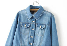 Vintage Embroidery Rose Flower Embroidery Denim Jacket Women Single Buttons Bomber Jacket Coat Femme Jean Outerwear