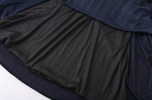 Vintage Hepburn Velvet High Waist Midi Pleated Skirt Woman A line Skater Long Swing Skirts