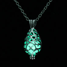 vintage-style-necklace-brass-metal-alloy-collar-luminous-necklace-night-glowing-hollow-waterdrop-pendant-necklace-18in-chain BBL