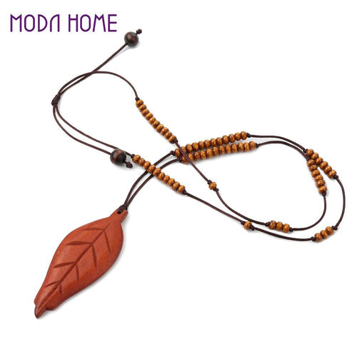 vintage-women-maxi-necklace-wood-leaf-pendant-beads-bohemia-long-rope-chain-sweater-ethnic-necklace-jewelry-bijoux-femme BBL