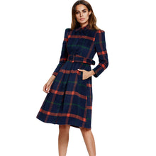 vintage-women-plaid-long-trench-coat-turn-down-collar-overcoat-long-sleeve-pockets-outerwear-basic-abrigos-mujer BBL