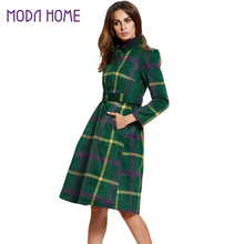 vintage-women-plaid-long-trench-coat-turn-down-collar-overcoat-long-sleeve-pockets-outerwear-basic-abrigos-mujer BBL