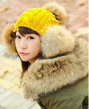 warm-sweet-girl-hat-faux-fur-ball-knitted-cap-yellow-hats-for-womenchapeu-feminino-orderhurry-up BBL