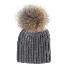 warm-child-baby-girls-boys-knitted-woolen-natural-crochet-ski-kids-beanies-caps-raccoon-fur-pom-bobble-hats BBL