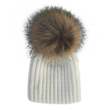 warm-child-baby-girls-boys-knitted-woolen-natural-crochet-ski-kids-beanies-caps-raccoon-fur-pom-bobble-hats BBL