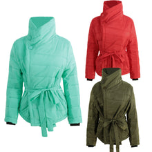fashion-women-padded-jacket-short-down-parka-long-sleeve-abrigos-mujer-warm-slim-coat-outerwear-army-green-manteau-femme BBL