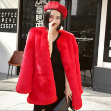 Shaggy Furry Faux Fur Coat Woman Keep Warm Embridery Snake O neck Long sleeve Hairy Long Faux Fur Jacket Outwear