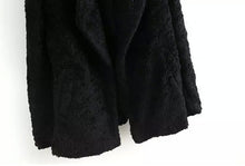 Women's Circle hair Long Hairy Shaggy Faux Fur Coat Long Sleeve Fuzzy Loose Jacket Outerwear